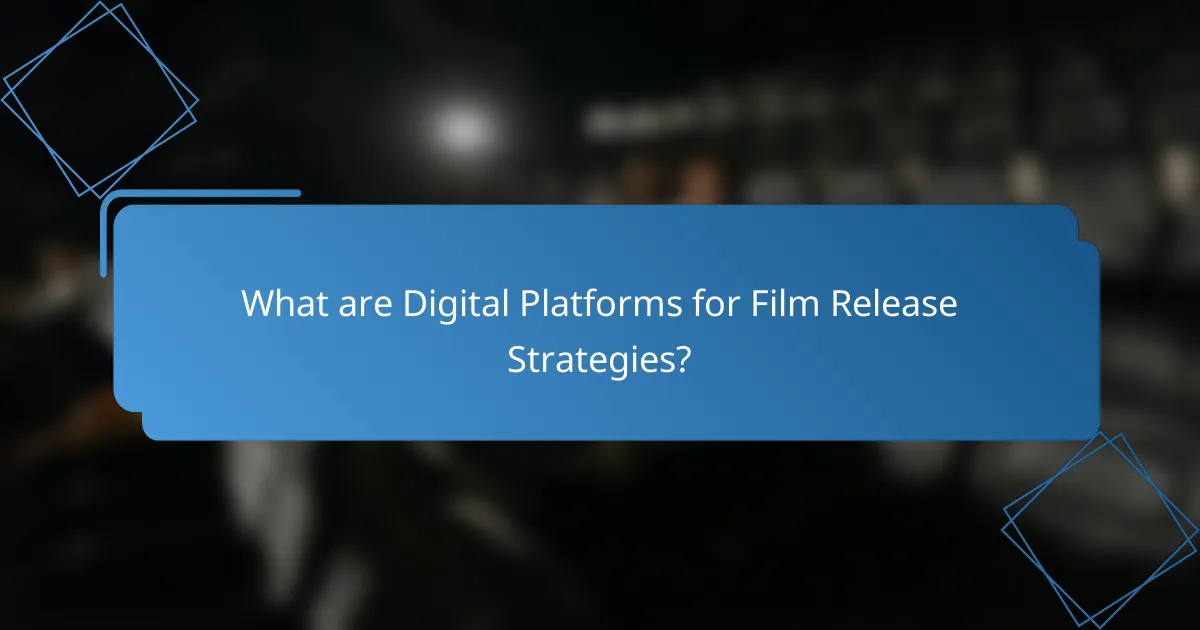What are Digital Platforms for Film Release Strategies?
